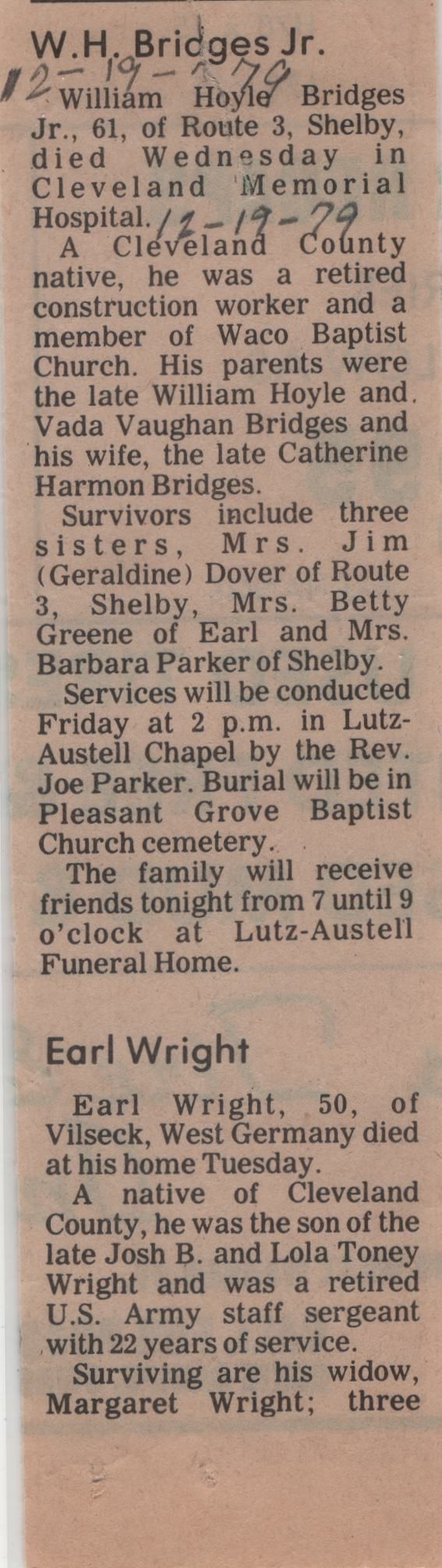 Bridges William Hoyle